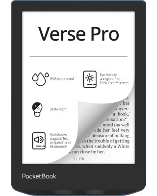 Електронна книга PocketBook 634 Verse Pro Azure (PB634-A-WW)