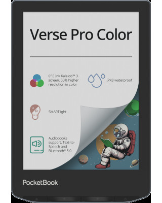 Електронна книга PocketBook 634K3 Verse Pro Color StormySea (PB634K3-1-WW)