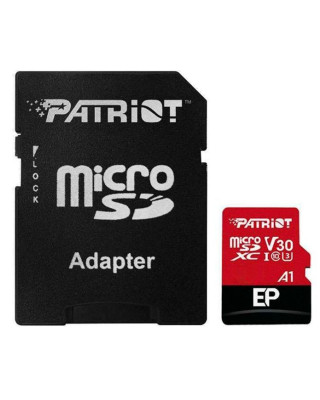 Карта памяти Patriot MicroSDXC 1TB UHS-I/U3 Class 10 EP A1 R90/W80MB/s + SD-adapter (PEF1TBEP31MCX)