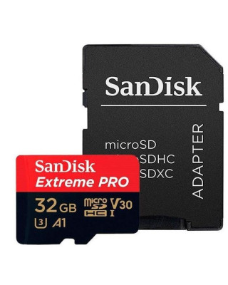 Карта памяти SanDisk 32GB microSD class 10 V30 A1 UHS-I U3 4K Extreme Pro (SDSQXCG-032G-GN6MA)