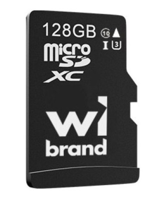 Карта памяти Wibrand 128GB mictoSD class 10 UHS-I U3 (WICDHU3/128GB)