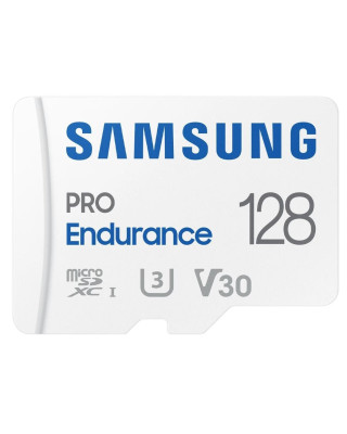  Карта пам'яті Samsung PRO Endurance microSDXC 128GB Class 10 UHS-I U3 V30 + адаптер SD (MB-MJ128KA/EU)