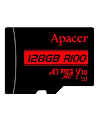 Карта памяти Apacer MicroSDHC 128GB UHS-I Class 10 (AP128GMCSX10UB-RA)