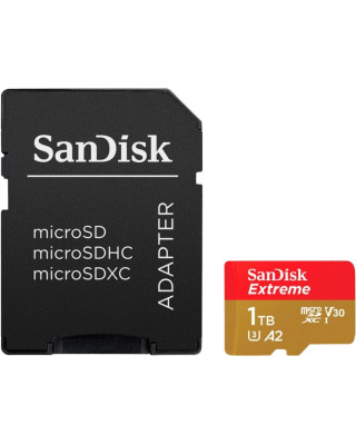 Карта памяти SanDisk 1TB microSD class 10 UHS-I U3 V30 Extreme (SDSQXAV-1T00-GN6MA)