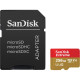Карта памяти SanDisk microSD  256GB C10 UHS-I U3 R190/W130MB/s Extreme V30 + SD (SDSQXAV-256G-GN6MA)