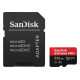 Карта памяти SanDisk microSD  512GB C10 UHS-I U3 R200/W140MB/s Extreme Pro V30 + SD (SDSQXCD-512G-GN6MA)