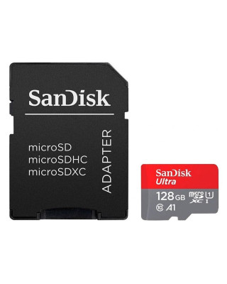 Карта памяти SanDisk 128GB microSD class 10 UHS-I Ultra (SDSQUAB-128G-GN6MA)