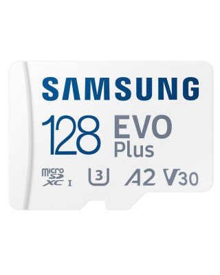Карта пам'яті Samsung microSDXC EVO Plus 128GB UHS-I U3 V30 A2 Class 10 + SD-adapter (MB-MC128SA/EU)