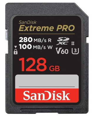 Карта памяти SanDisk 128GB SD class 10 Extreme PRO (SDSDXEP-128G-GN4IN)