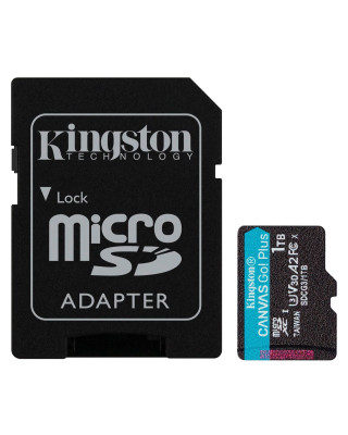 Карта пам'яті Kingston 1TB microSDXC 10 UHS-I U3 V30 A2 Canvas Go Plus G4 (SDCG4/1TB)
