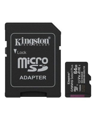 Карта памяти Kingston 64GB microSDXC class 10 UHS-I V10 A1 Canvas Select Plus (SDCS3/64GB)