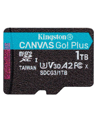 Карта пам'яті Kingston 1TB microSDXC 10 UHS-I U3 V30 A2 Canvas Go Plus G4 (SDCG4/1TBSP)