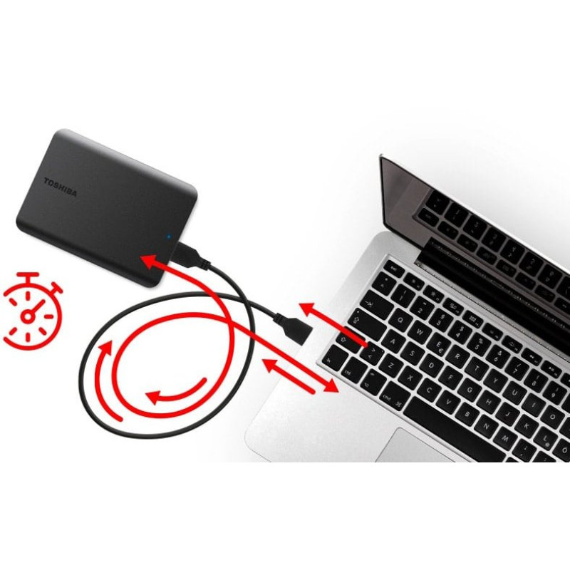 Зовнішній жорсткий диск Toshiba 2.5