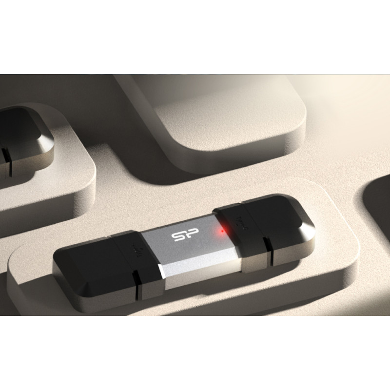 USB флеш накопичувач Silicon Power USB 64G SILICON POWER USB3.2+TypeC Mobile C51 (SP064GBUC3C51V1S)