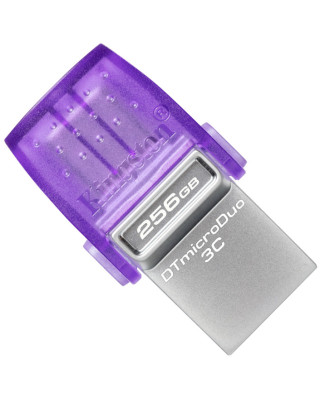 USB флеш накопичувач Kingston 256GB DataTraveler microDuo 3C USB 3.2/Type C (DTDUO3CG3/256GB)