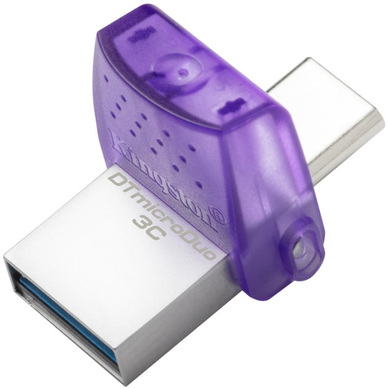 USB флеш накопичувач Kingston 256GB DataTraveler microDuo 3C USB 3.2/Type C (DTDUO3CG3/256GB)