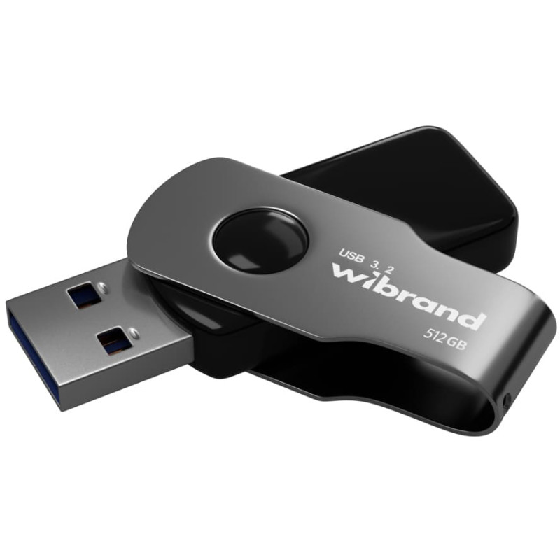 USB флешка Wibrand 512GB Lizard Black USB 3.2 (WI3.2/LI512P9B)