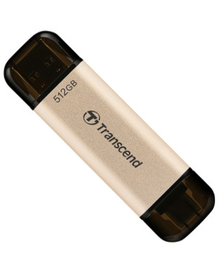 USB флешка Transcend 512GB USB 3.2 Type-A + Type-C (TS512GJF930C)