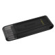 USB накопичувач Kingston 256GB DataTraveller 70 USB 3.2/Type-C (DT70/256GB)