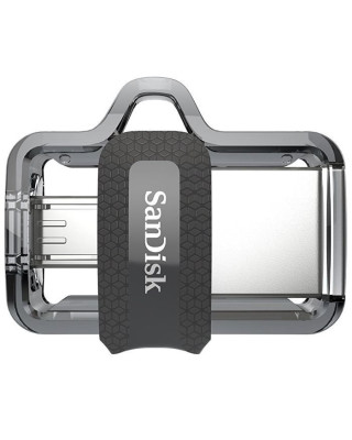 USB флеш накопичувач SanDisk 64GB Ultra Dual Black USB 3.0 OTG (SDDD3-064G-G46)