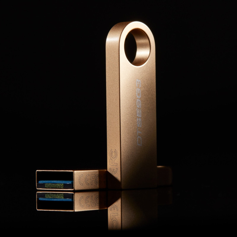 Флешка USB Kingston DataTraveler SE9 G3 256GB Gold (DTSE9G3/256GB)