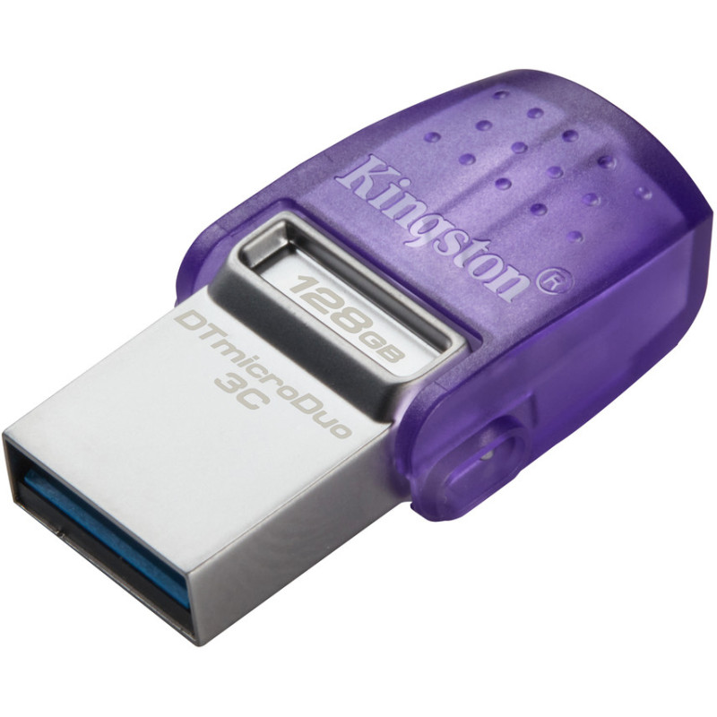 USB флеш накопичувач Kingston 128GB DataTraveler microDuo 3C USB 3.2/Type C (DTDUO3CG3/128GB)