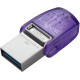 USB флеш накопичувач Kingston 128GB DataTraveler microDuo 3C USB 3.2/Type C (DTDUO3CG3/128GB)