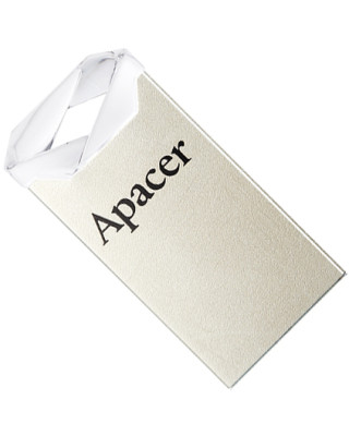 USB флеш-накопичувач Apacer 32GB AH111 Silver/Crystal (AP32GAH111CR-1)