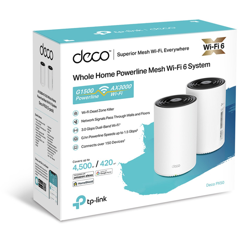 Маршрутизатор TP-LINK Deco PX50 (2-pack) 