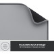 Ігрова поверхня Logitech Desk Mat Studio Series Mid Grey (956-000052)