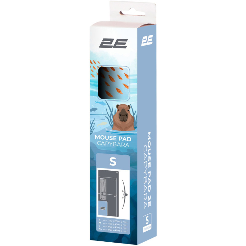 Ігрова поверхня 2E Capybarra S Blue (2E-PAD-S-CAPY-BLUE)