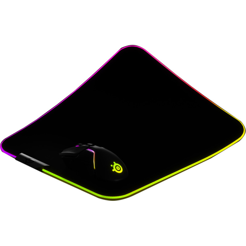 Ігрова поверхня SteelSeries QcK Prism Cloth Medium RGB Black (63825)