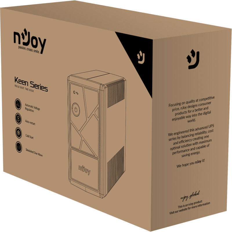 ИБП NJOY Keen 800 (UPLI-LI080KU-CG01B)