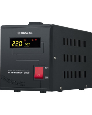 Стабилизатор напряжения REAL-EL STAB ENERGY-2000 (EL122400013)