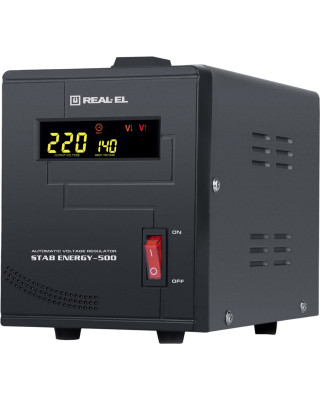 Стабилизатор напряжения REAL-EL STAB ENERGY-500 (EL122400011)