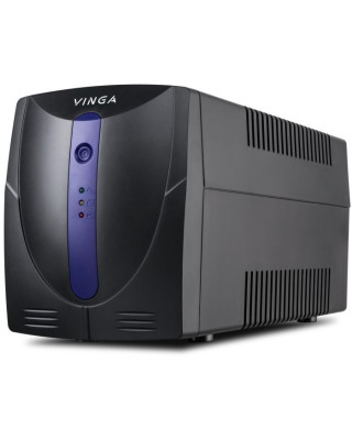 ИБП Vinga LED 1200VA plastic case with USB (VPE-1200PU)