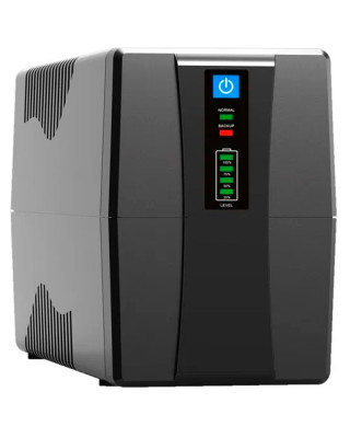ИБП FrimeCom VP-1000, Line Int., AVR, 2 x евро, LED, пластик