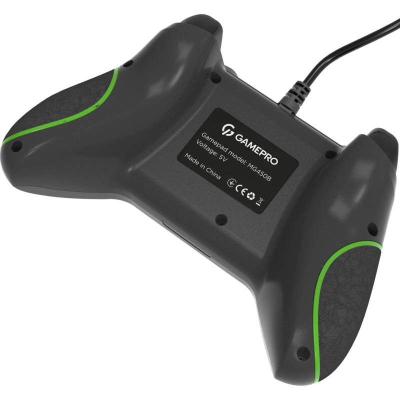 Геймпад GamePro MG450B PC/PS3/Android Black-Green (MG450B)