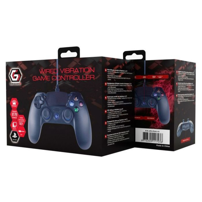 Геймпад GEMBIRD JPD-PS4U-01 Black USB
