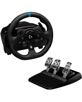 Кермо та педалі Logitech G923 Trueforce Racing Wheel and Pedals (941-000158) Black