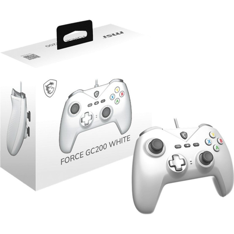 Геймпад MSI FORCE GC200 WIRED WHITE