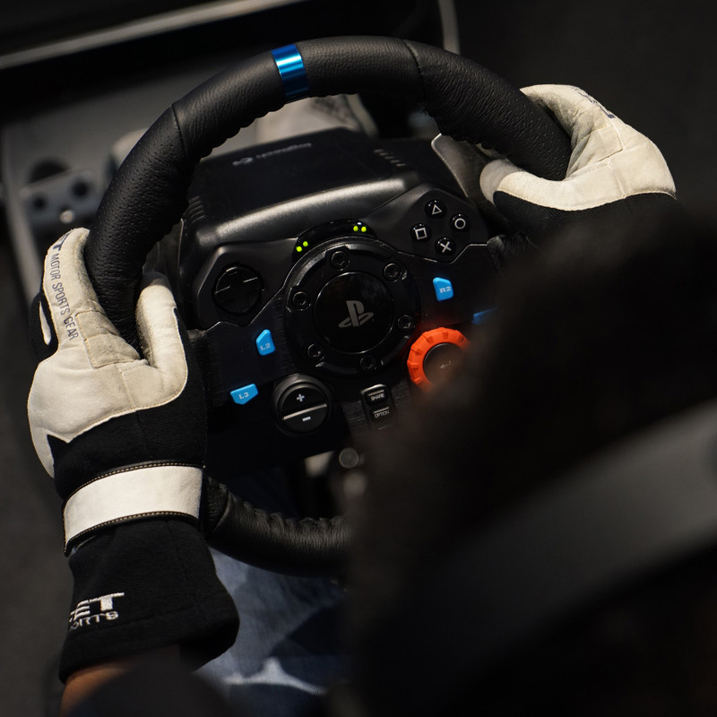 Дротове кермо Logitech G29 Driving Force PC/PS3/PS4/PS5 Black (941-000112)