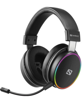 Наушники  Sandberg HeroBlaster Bluetooth Led Headset Black (126-42) 