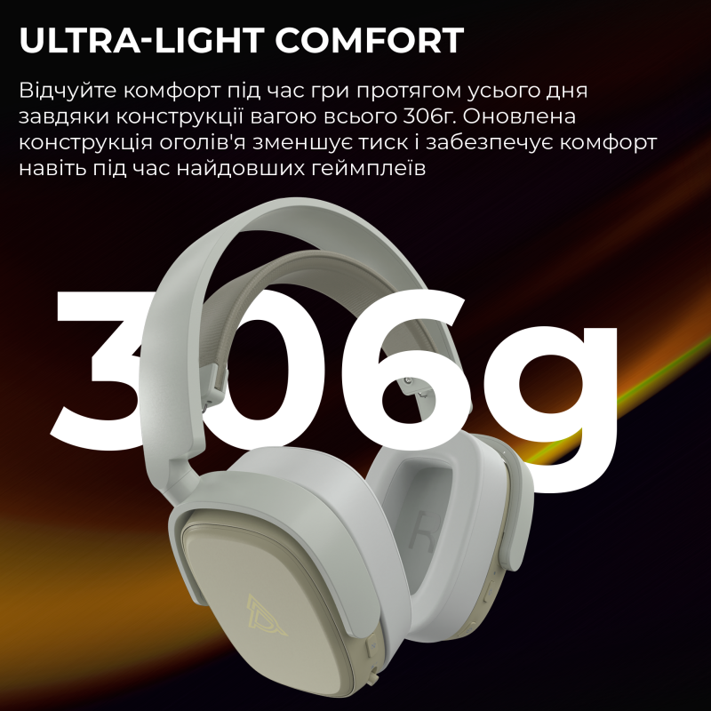 Навушники Ajazz AHM09 MAX Gray White (AHM09-MAX-GW)