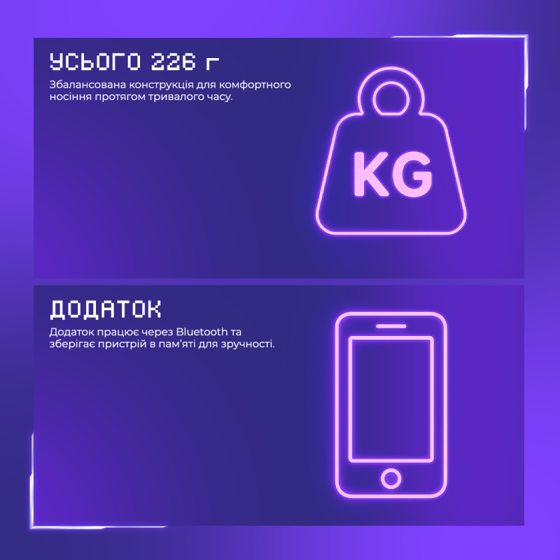 Наушники Proove Gaming Glimmer (APP) White Purple