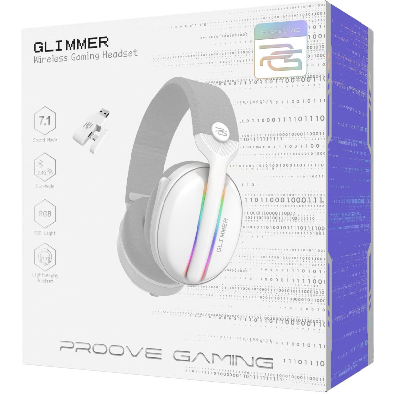 Наушники Proove Gaming Glimmer (APP) White Purple