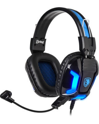 Гарнитура Sades SA-702 Element Black/Blue (sa702bl)