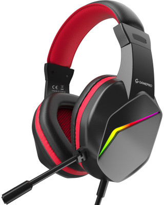 Наушники GamePro HS311 RGB Black/Red (HS311)
