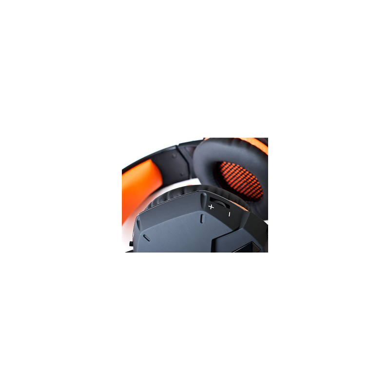 Наушники REAL-EL GDX-7700 SURROUND 7.1 black-orange