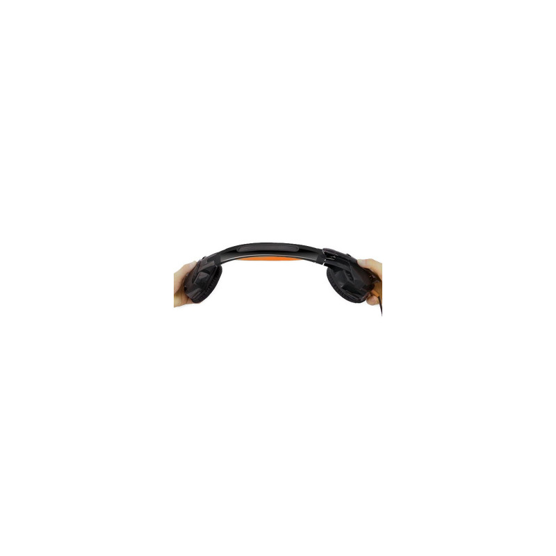 Наушники REAL-EL GDX-7700 SURROUND 7.1 black-orange